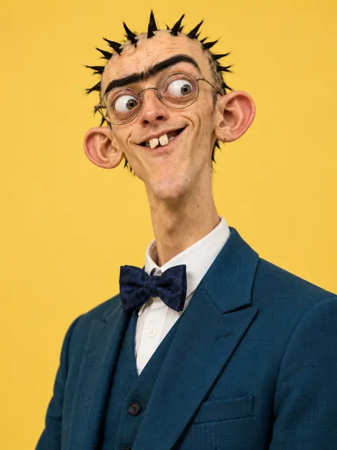 Foto da carteirinha de estudante do personagem de IA